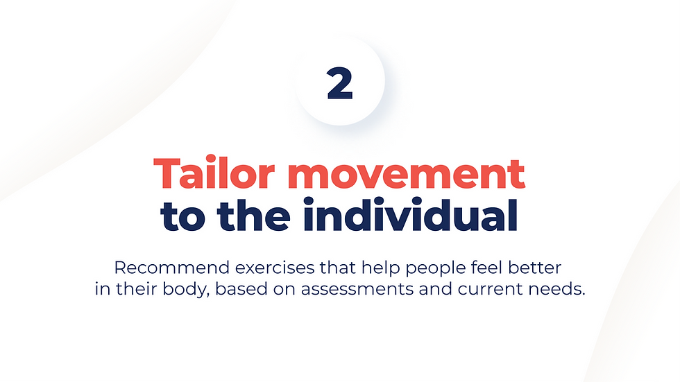 personalize movement