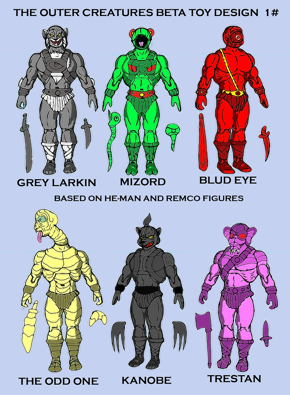 OuterCreaturesToysDesign