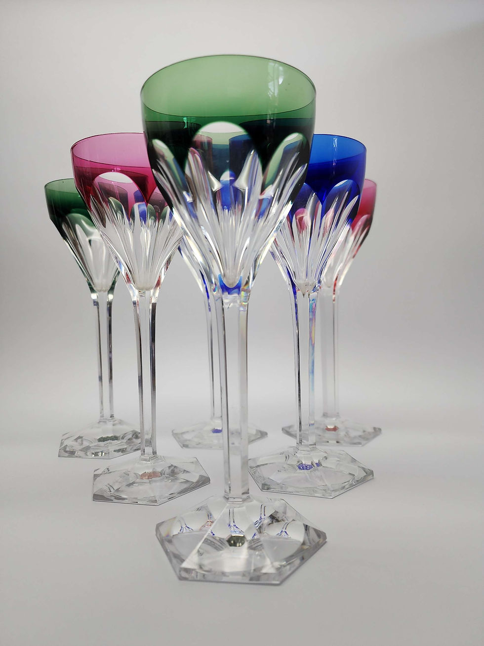 Copas de Cristal 3 Colores