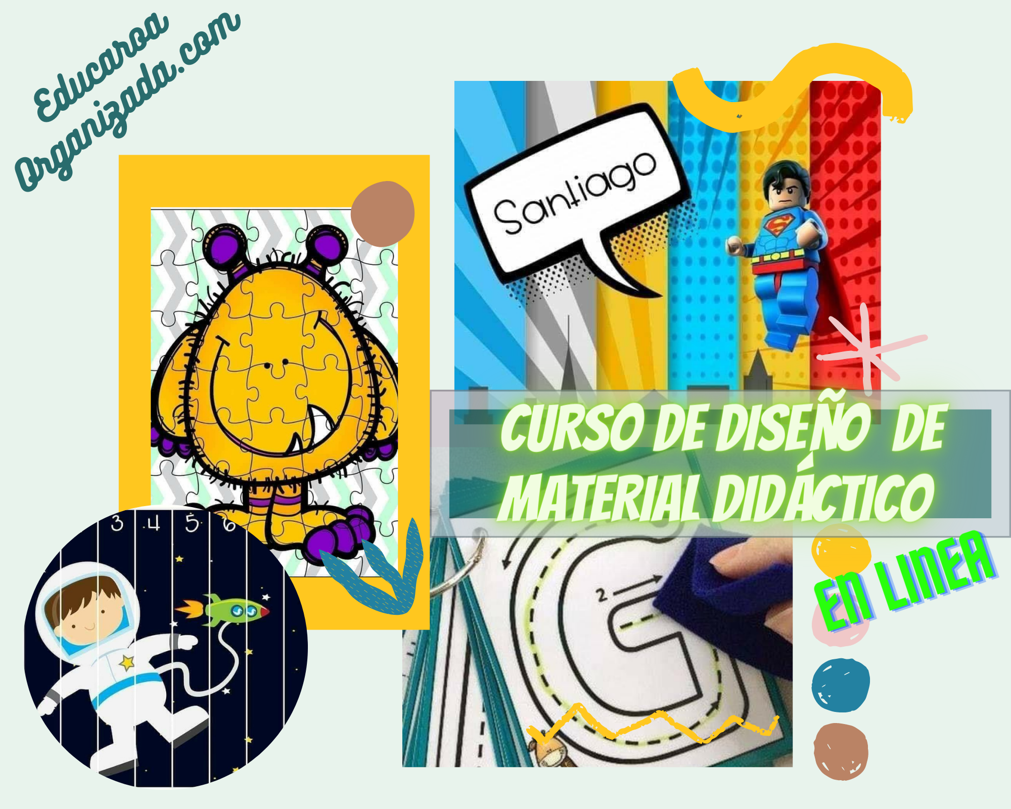 🎨 SÚPER CURSO de diseño de material didáctico EN LINEA