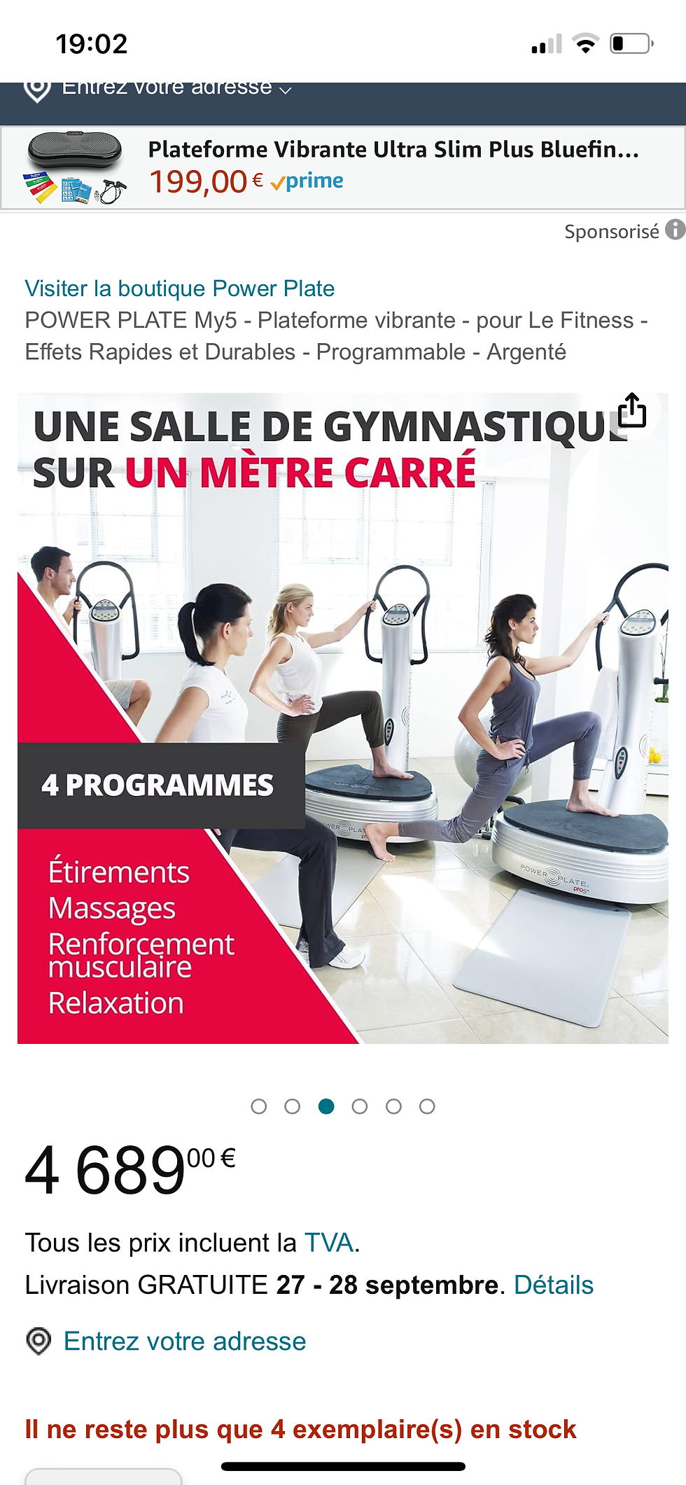 Thumbnail: Entraîneur Power Plate 