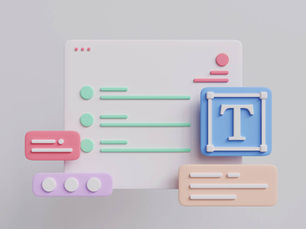 A visual representation of a landing page on a website.