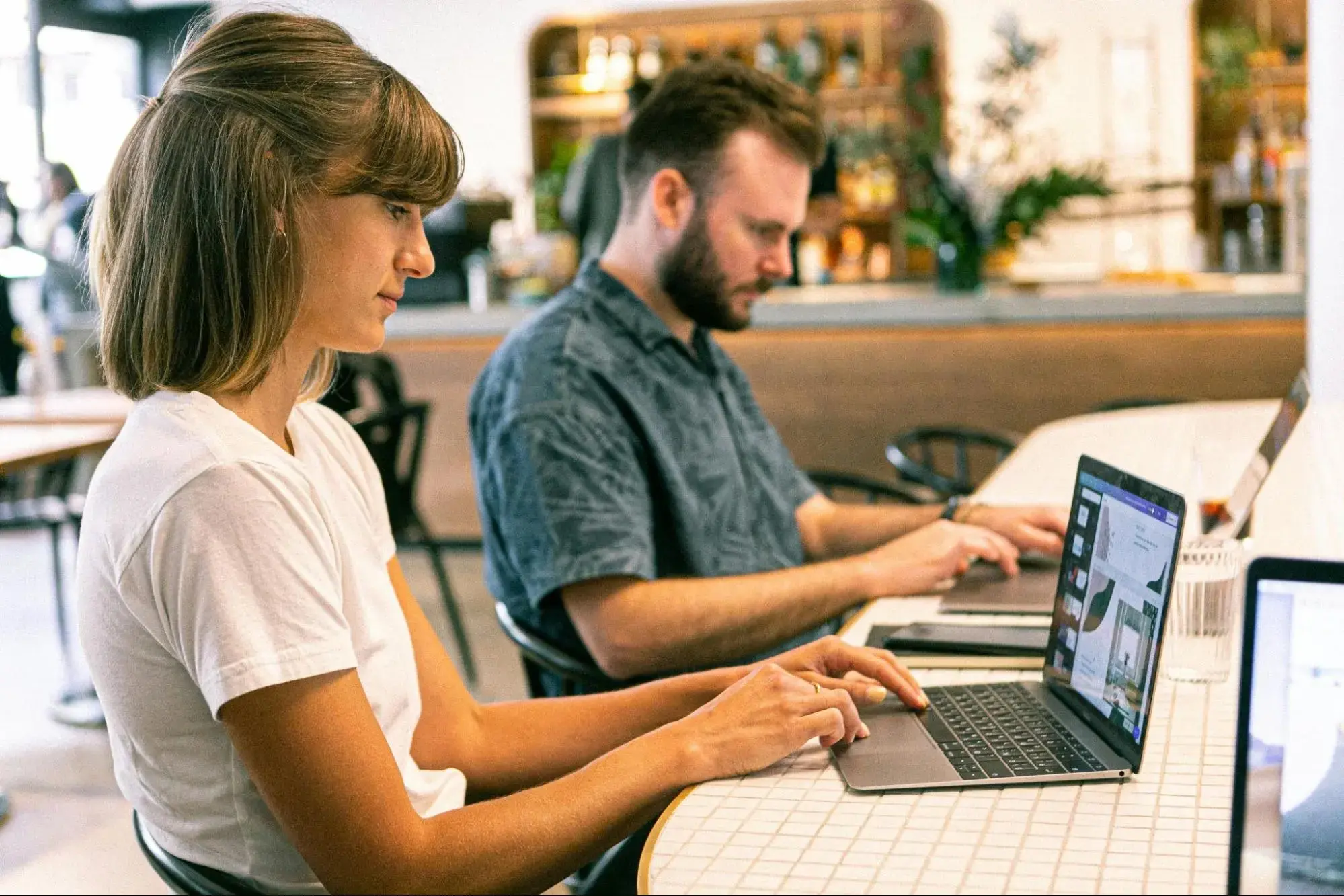 Employees working on adding animations in Wix Studio