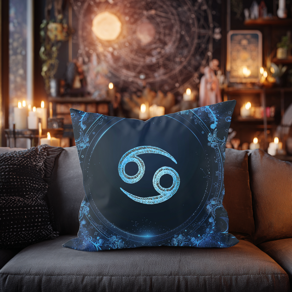 Yengeç – Cancer Burcu | Kırlent 40x40cm