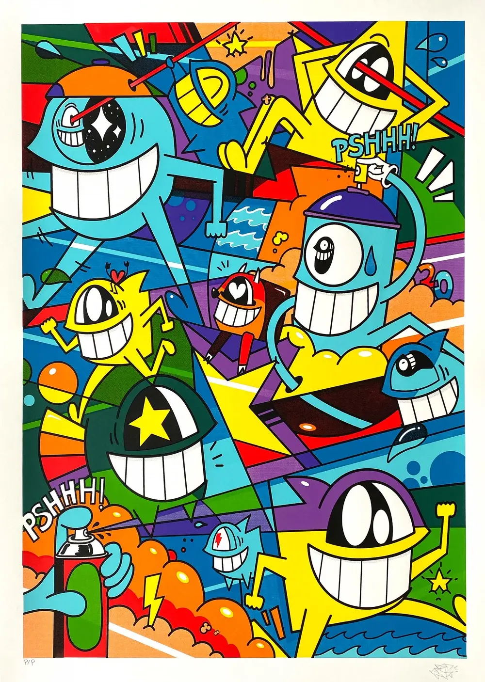 'STILL SMILING - WITH FRIENDS' by PEZ