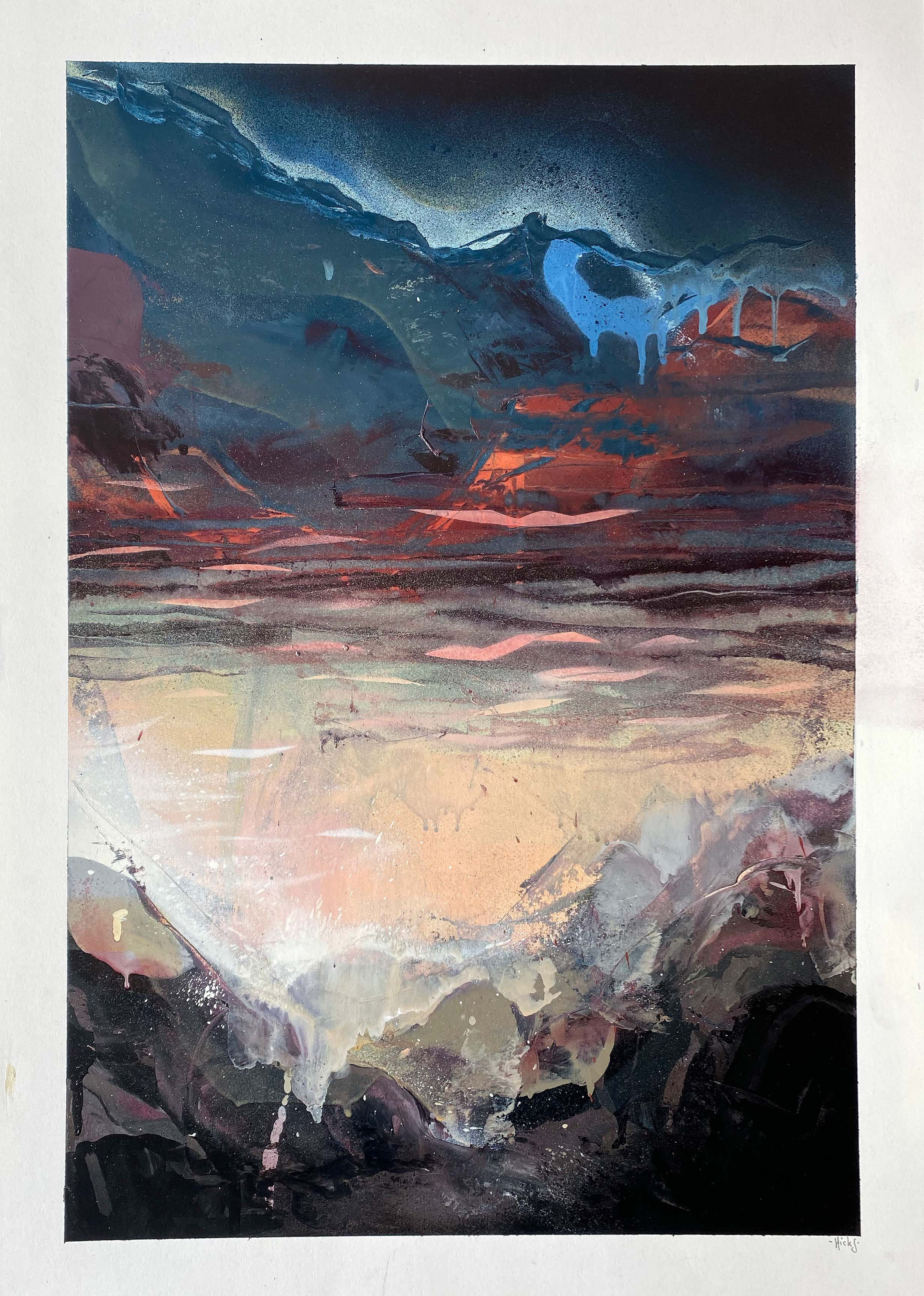 'Study for Mural #15' by ED HICKS