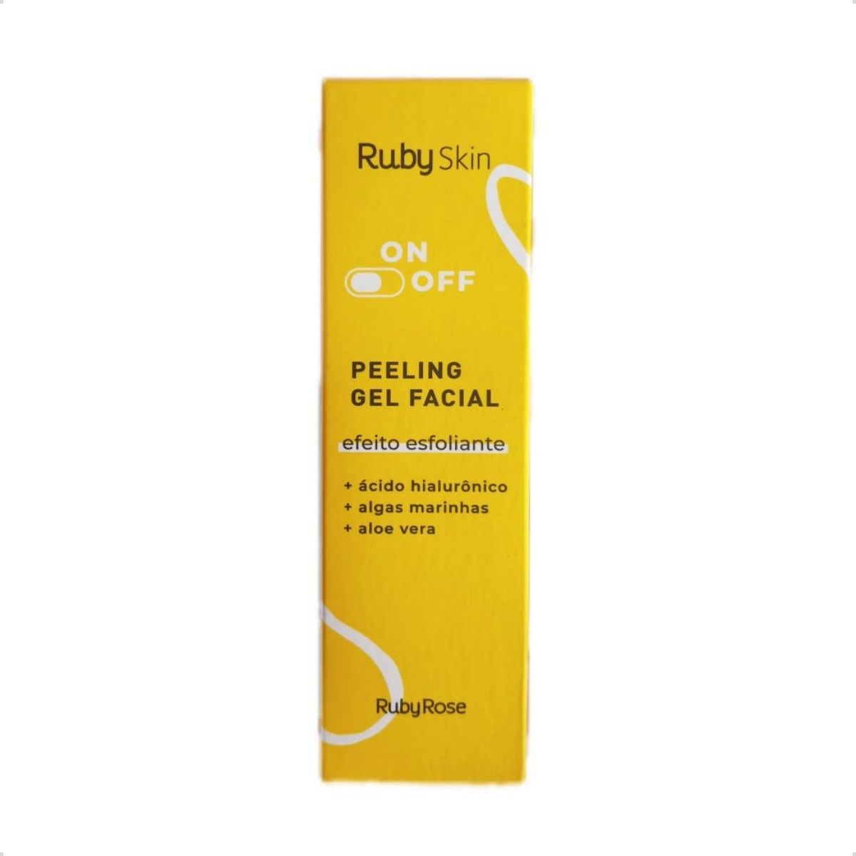 Peeling Facial Gel Esfoliante Ácido Hialurônico Ruby Rose