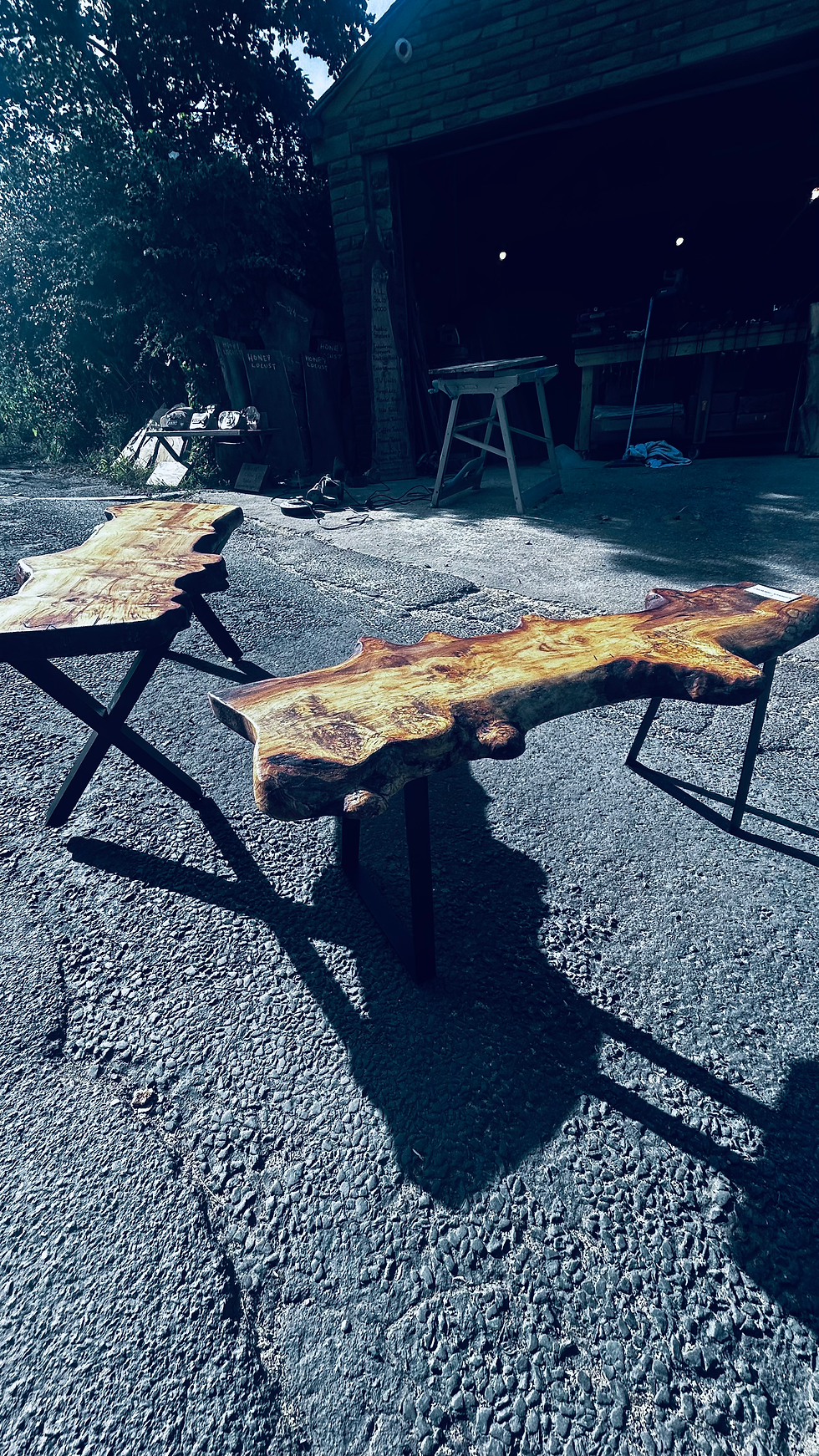 Thumbnail: Solid Spalted Sycamore Live Edge Coffee Table