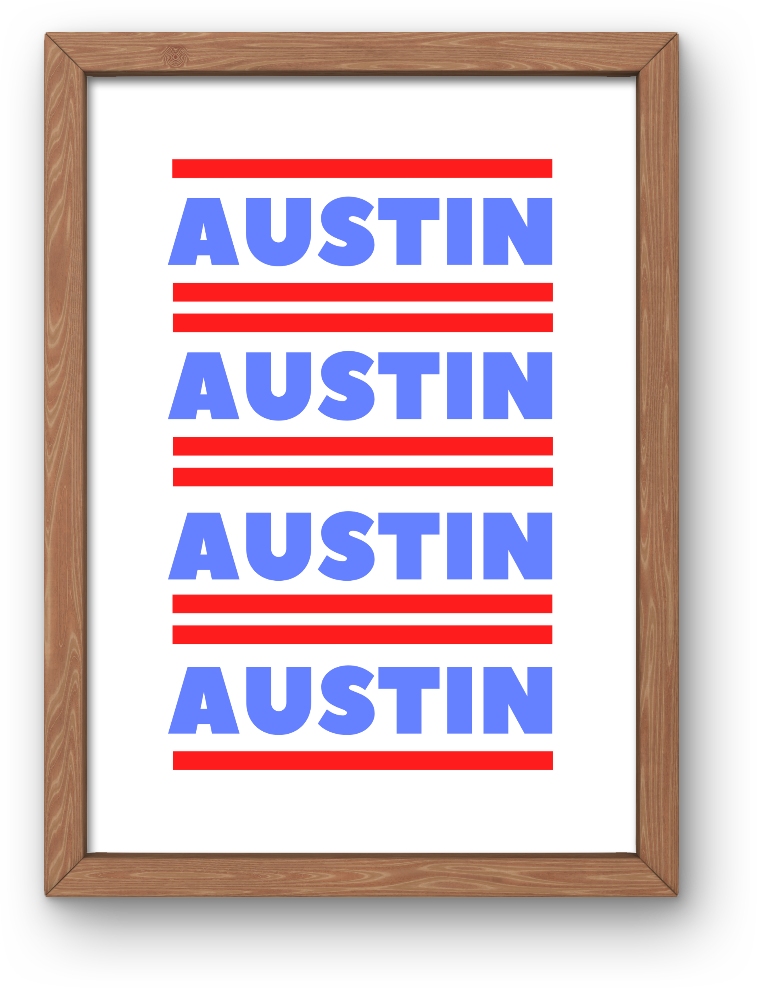 AUSTIN - Art Print