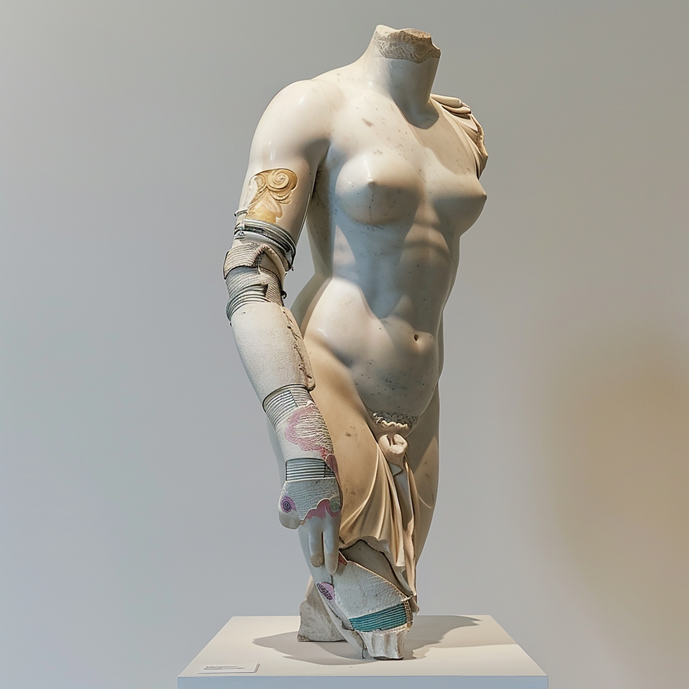 wounded sculptures
