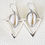 Thumbnail: Cowrie Shell Jawan Earrings.925 Sterling Silver