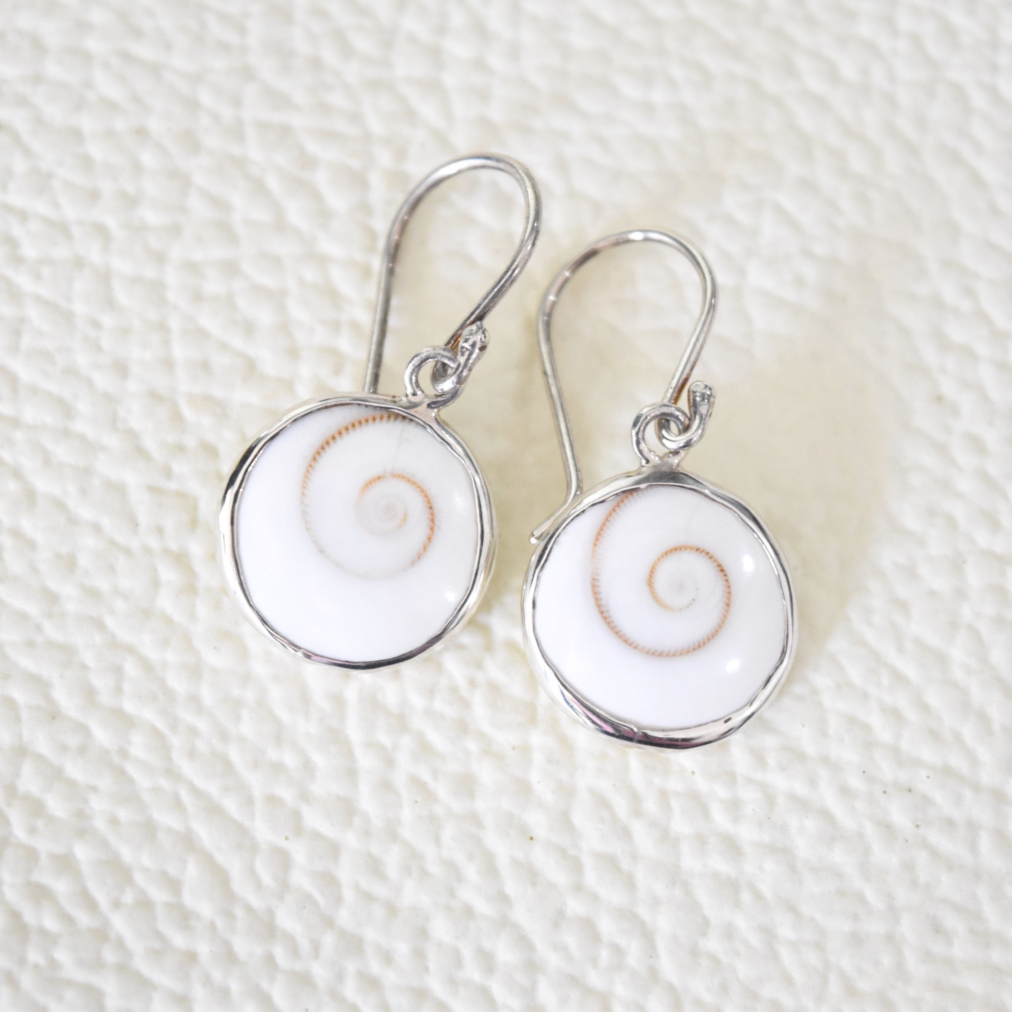 Shiva Shell Earrings .925 Sterling Silver