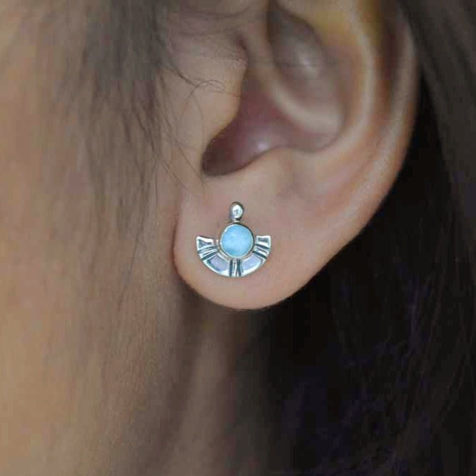 Thumbnail: Kipas Stud Earrings.925 Sterling Silver