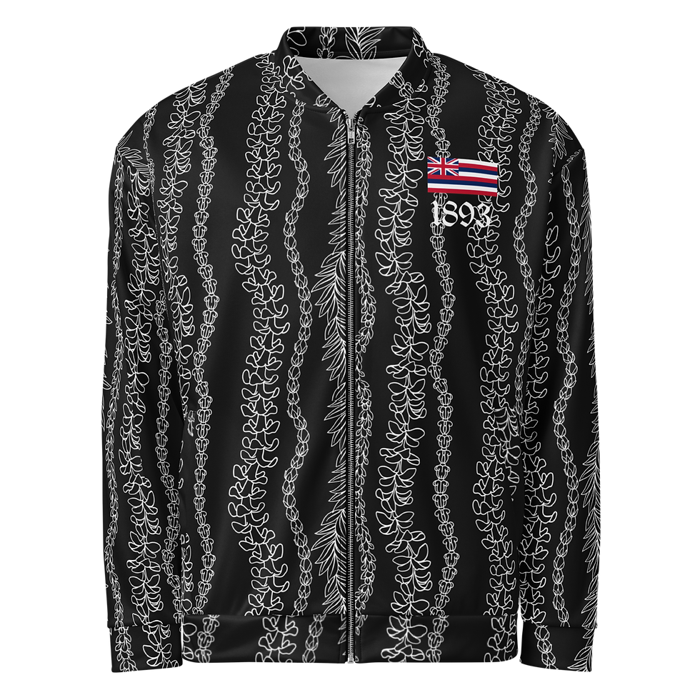 Thumbnail: Kānaka are the Lei of Hawai’i Unisex Bomber Jacket