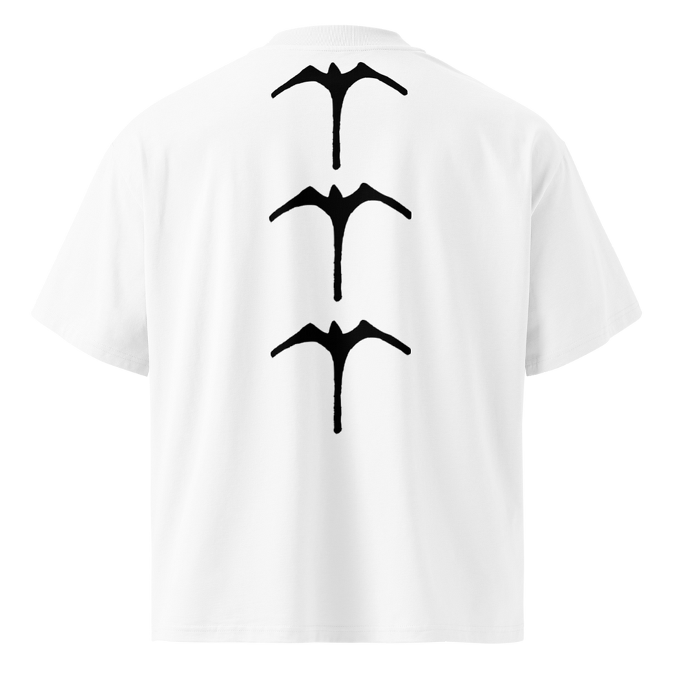Thumbnail: Iwa Unisex organic oversized high neck t-shirt