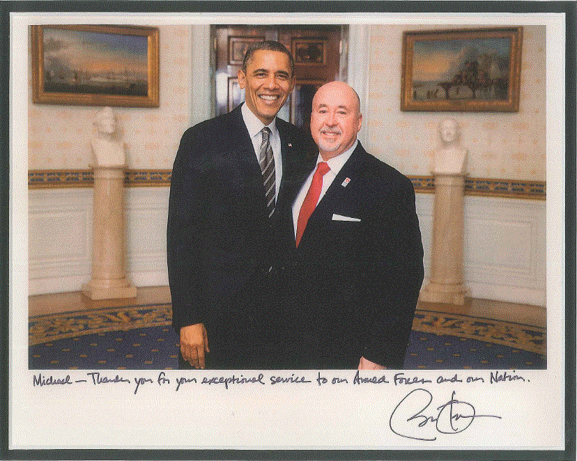 President Obama & MMIA Executive Director, Mike Dorman