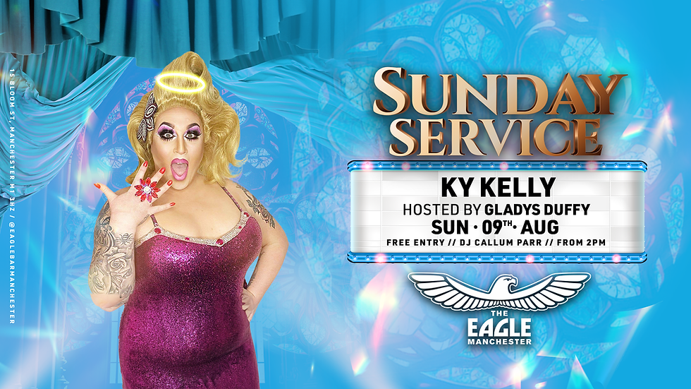 KY Kelly does Sunday Service with hostess Gladys Duffy