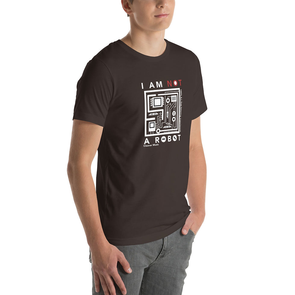 Thumbnail: JCSK- "I am NOT a Robot" T-shirt