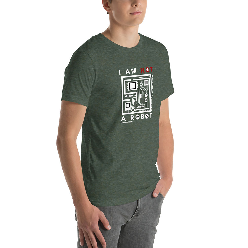 Thumbnail: JCSK- "I am NOT a Robot" T-shirt
