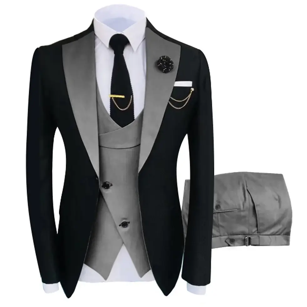 Thumbnail: New Costume Homme Popular Clothing Luxury Party Stage Men's Suit