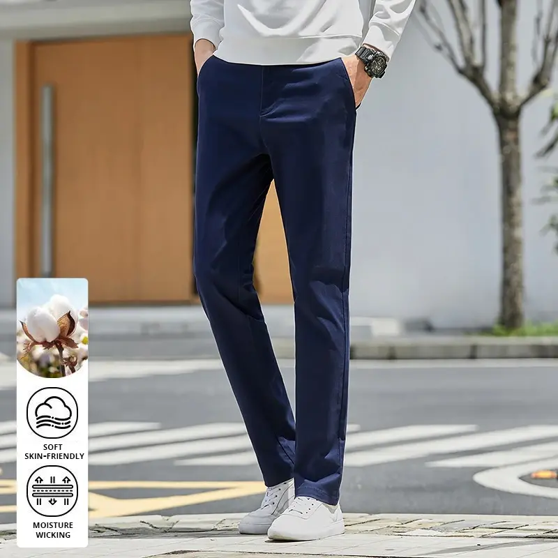 Thumbnail: Top Grade 98% Cotton New Brand Korean Streetwear Casual Slim Fit Size 32