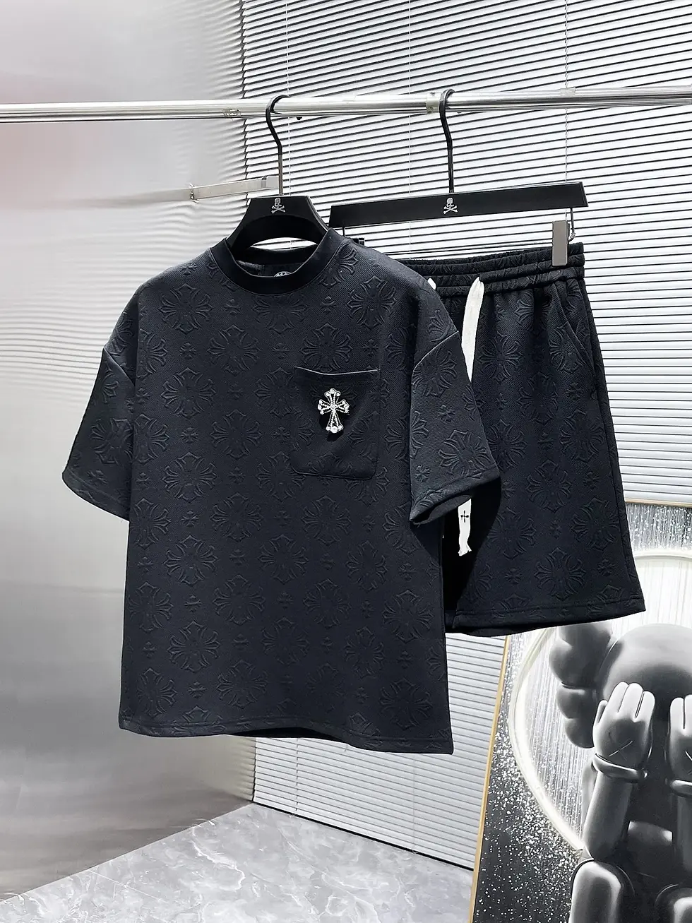 Thumbnail: Men's Vintage Streetwear Letters Creative Pattern Summer Outfits