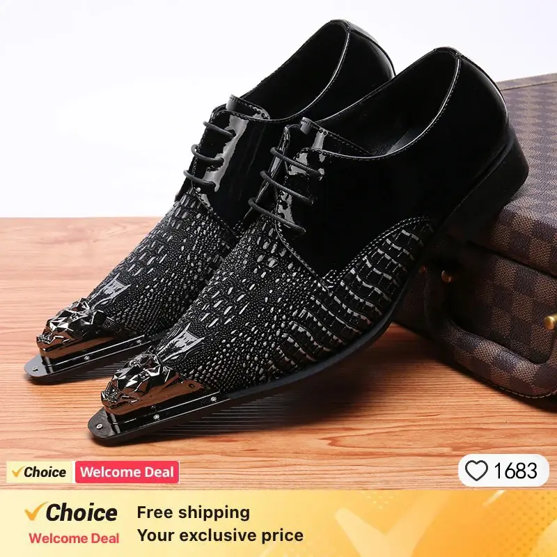 yykclot elite mens leather derby shoes