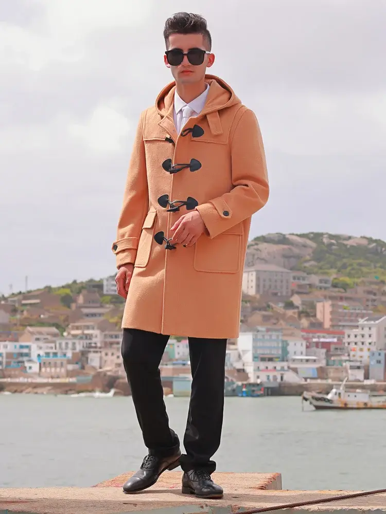 college style korean wool coat