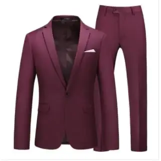 Miniatyrbild: 2026 Men's Red Suit 2-Piece Sets