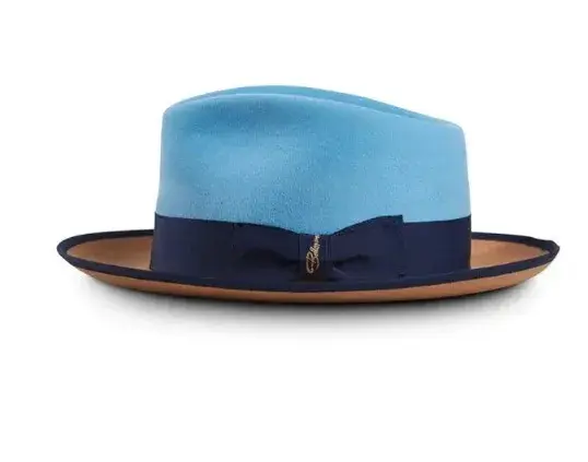 Thumbnail: Unisex Polyester Felt Fedora Hat Adjustable Size Retro Style