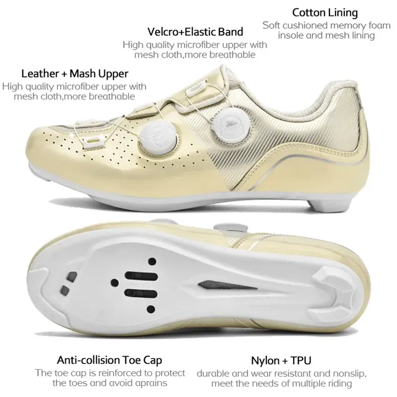 Miniature : Professional Men Mtb Cycling Shoes Big Size 48 Spd Self-Locking