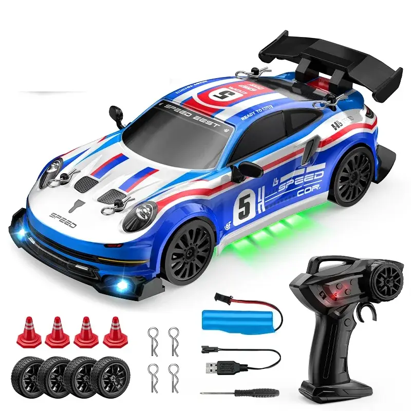 Miniatura: 4WD RC Drift Car 1:24 2.4GHz Limited Edition - LED Lights Stunt Drift High-Speed