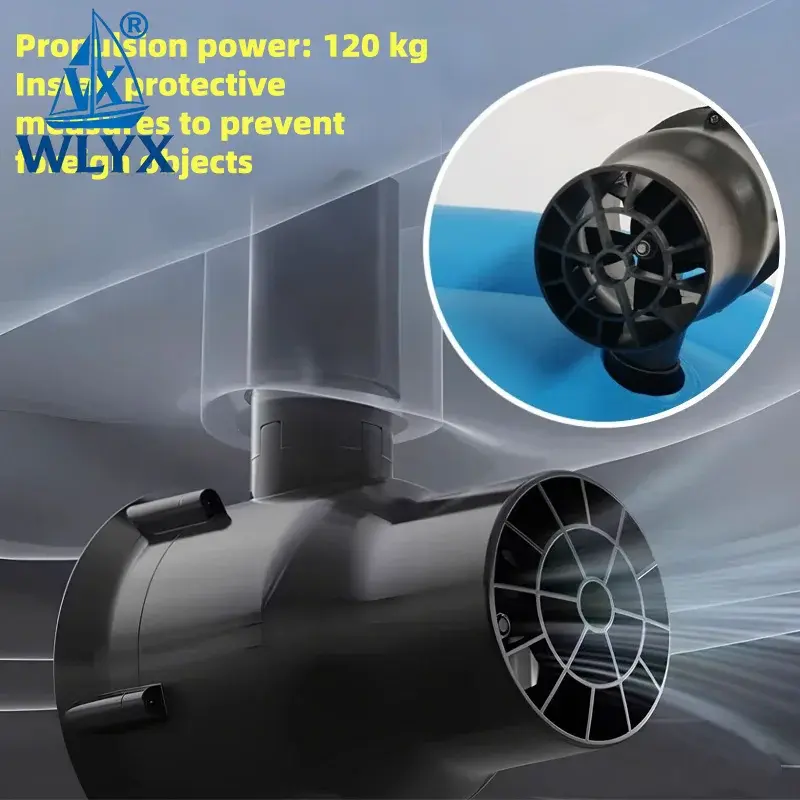 Miniaturbild: Customize Electric Inflatable Jet Ski Water Toy With Free Steering Handlebars