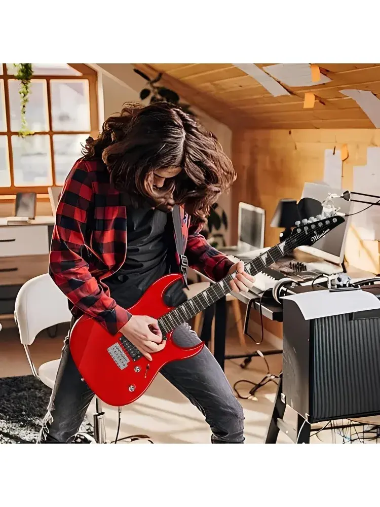 Miniaturebillede: Bullfighter Electric Guitar, Solid Wood Body, Maple Neck; Rock/Metal Style