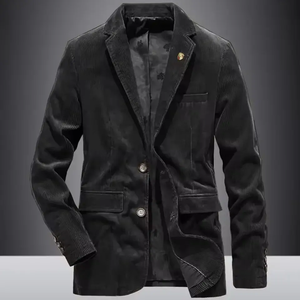 Miniatura: Classic Corduroy Groom Suit - Xomoflagwhether Size S, L, XL