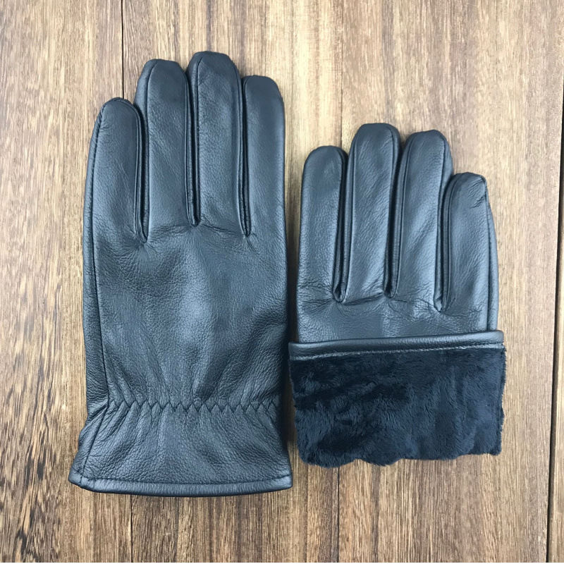 Miniatura: Motorcycle First-Layer Cowhide Gloves, Genuine Leather Mens