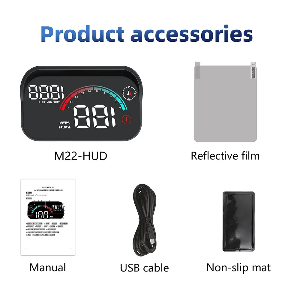 Miniatura: GPS Speedometer &amp; Windshield HUD M22