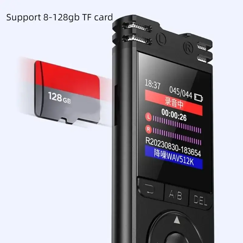 Miniatura: 0-128gb Pen Voice Recorders Espia Mini Digital Sound Activated Dictaphone Dual