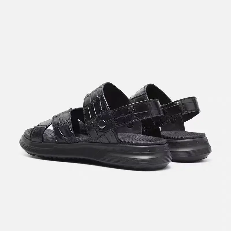 Thumbnail: Yingshang New Men Crocodile Sandals Slippers for Male Leisure Men Shoes