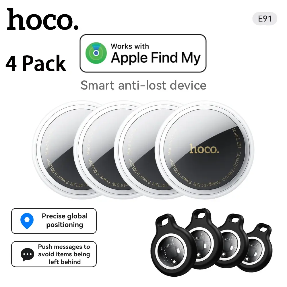 HOCO 4 Pack Apple HomeKit Anti-Lost GPS Locator