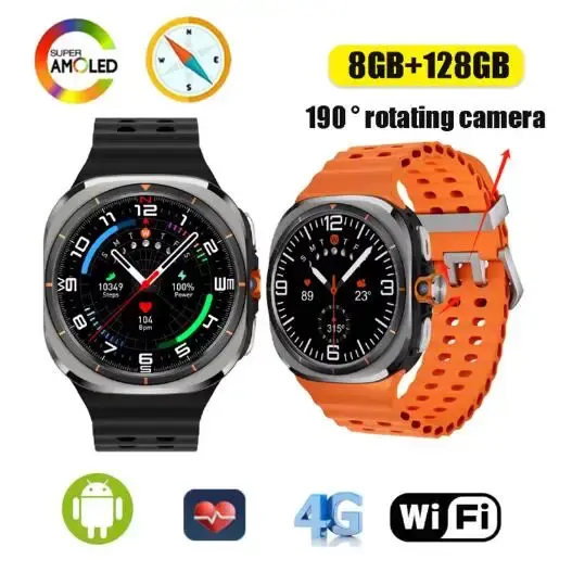 4G Cellular Version Android 8.1OS Smart Watch for Samsung Galaxy Watch Ultra Com