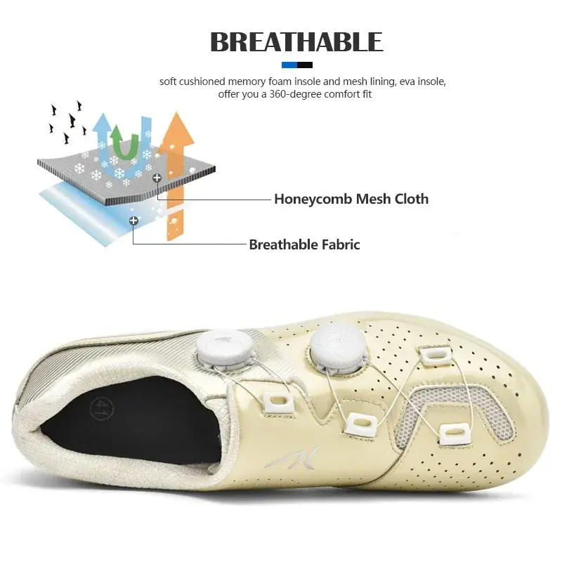 Miniature : Professional Men Mtb Cycling Shoes Big Size 48 Spd Self-Locking