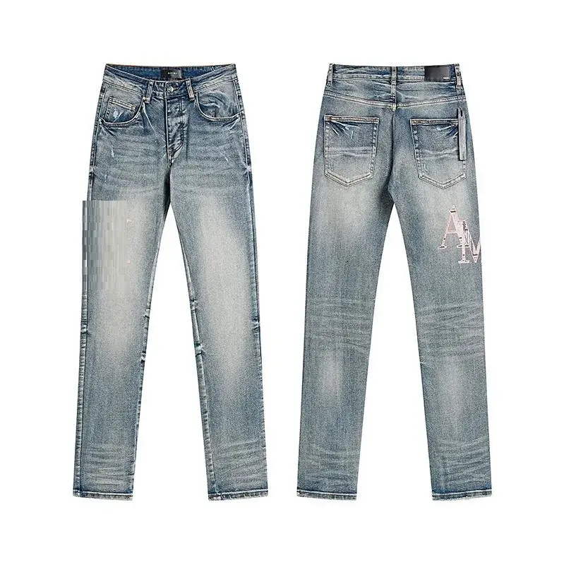 Thumbnail: AMI Skinny Jeans Men Clothing Trousers Y2k Distressed Size 32