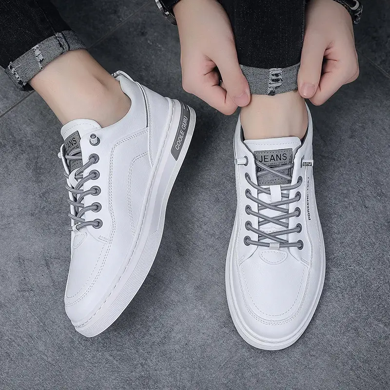 Miniatura: Men's Leather Shoes Casual Comfort Cricket Shoes