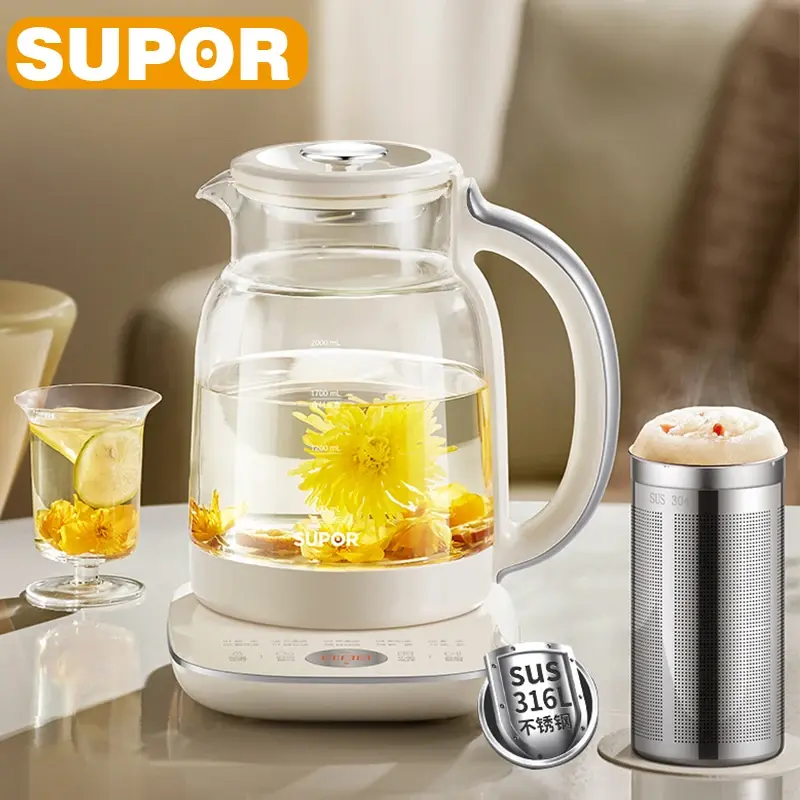 SUPOR Electric Kettle 2L Health Pot Multifunction Teapot