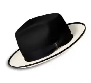 Thumbnail: Unisex Polyester Felt Fedora Hat Adjustable Size Retro Style