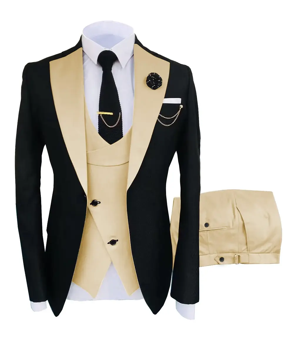 Thumbnail: New Costume Homme Popular Clothing Luxury Party Stage Men's Suit