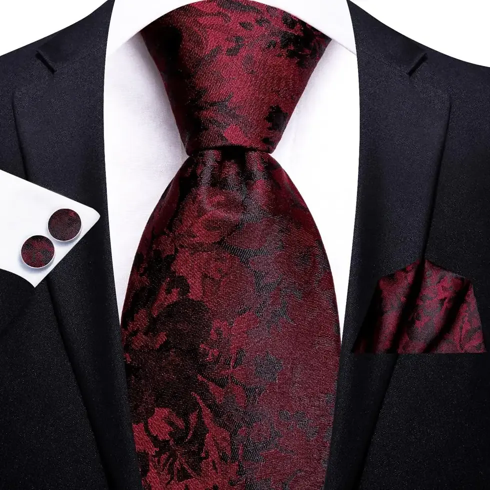 Miniatura: Gravata Bordô Elegante