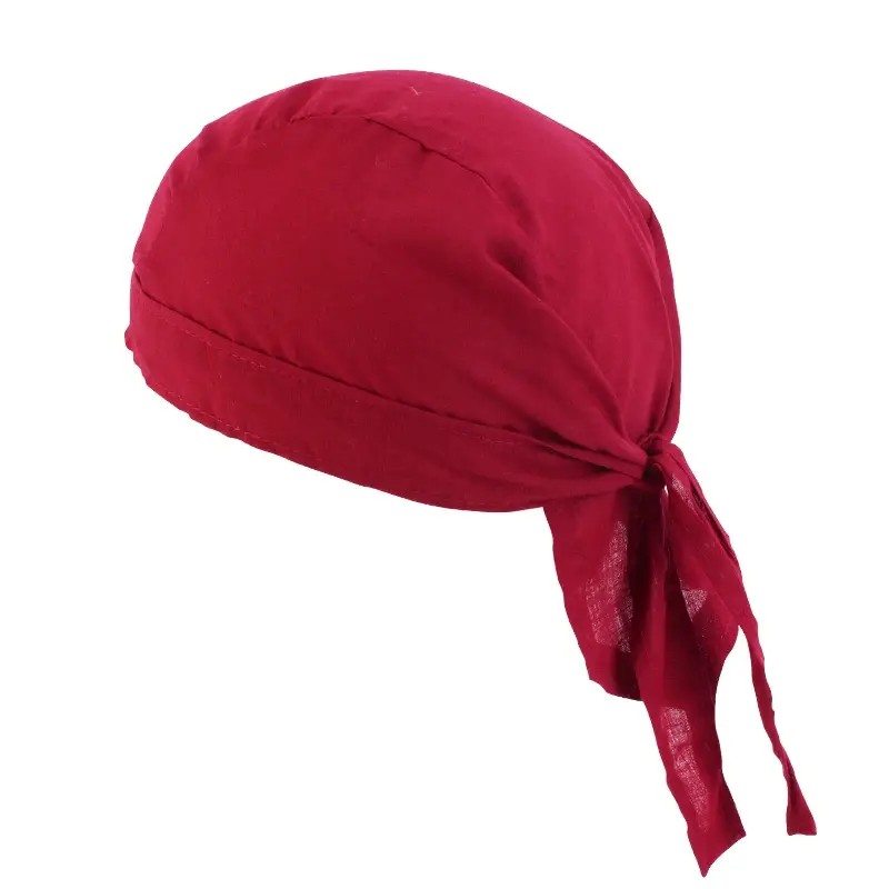 Thumbnail: Unisex Cotton Durag Men Women Breathable BaRaa Color Cycling Cap