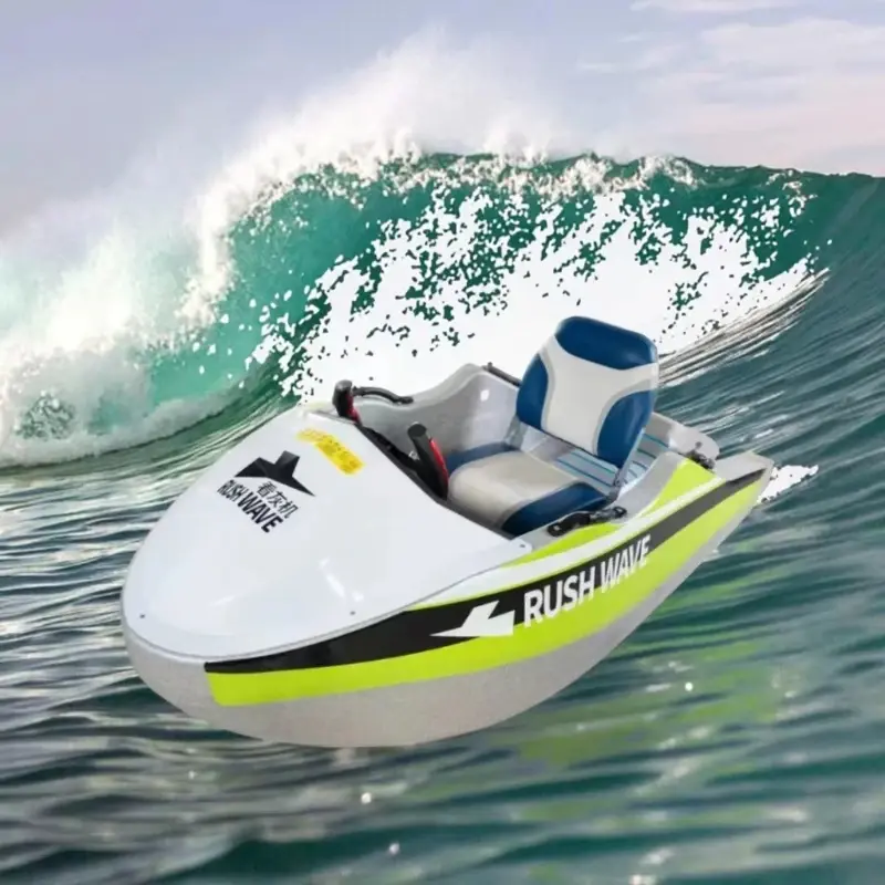 High Quality 6-18Kw 72V ElectricGo Kart MiniRushWave Boat Ocean Watersport